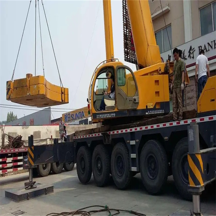 柳南当地吊车出租|机器吊装|75吨|工厂搬迁服务